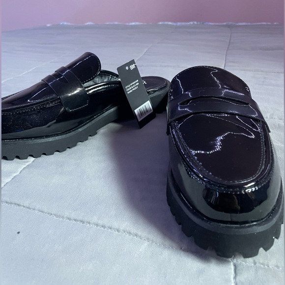 NWT JONES NEW YORK Prizely Mule Flat Loafers Size 8 (W) Black - Picture 4 of 11